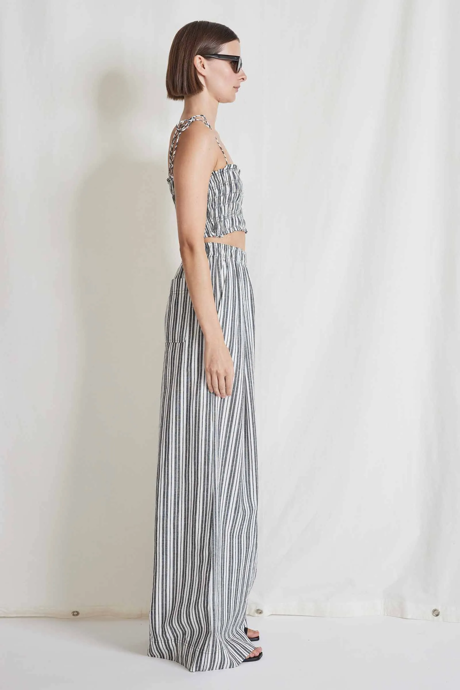 Apiece Apart - Suerte Wide Leg Pant - Espana Stripe