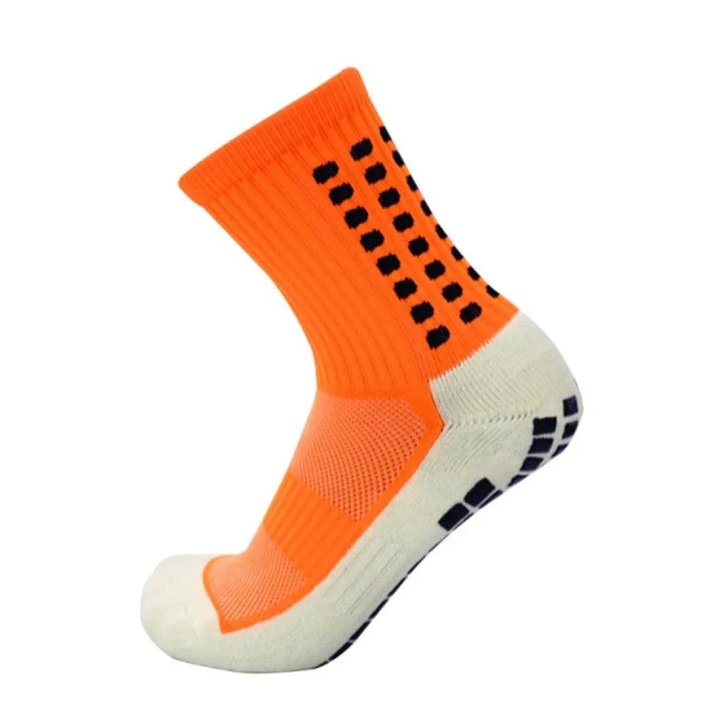 ContiNent 33 Sports Anti Slip Soccer Socks Cotton Football Men Grip Socks Calcetines