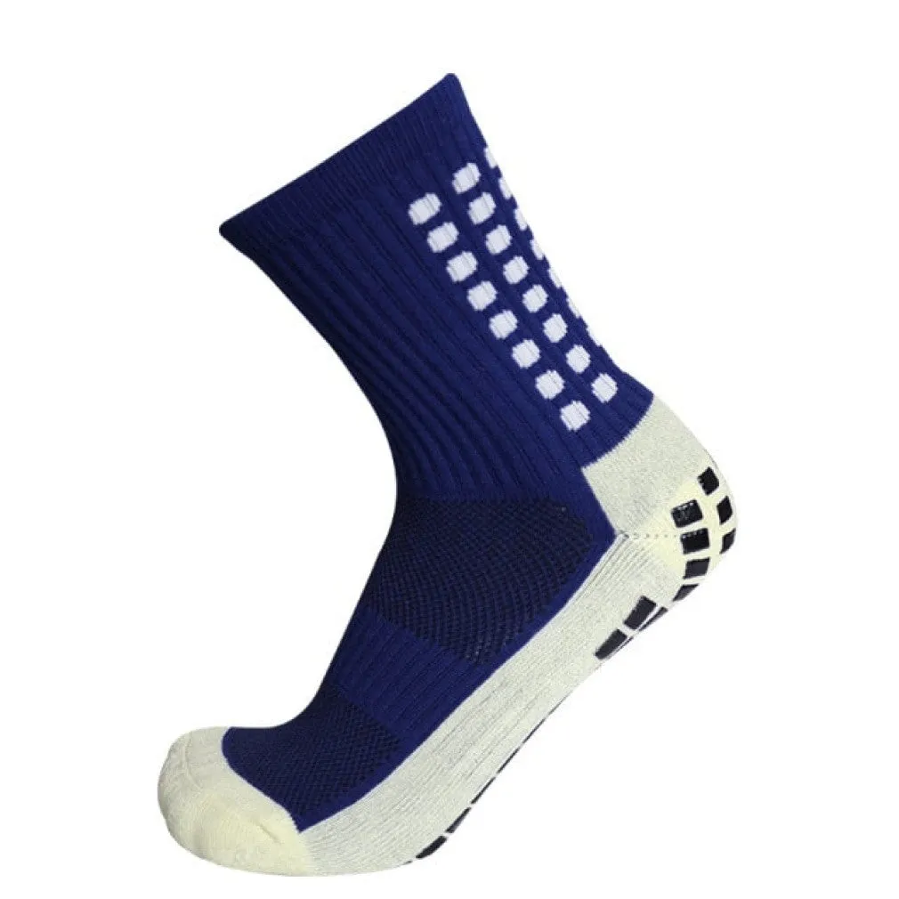 ContiNent 33 Sports Anti Slip Soccer Socks Cotton Football Men Grip Socks Calcetines