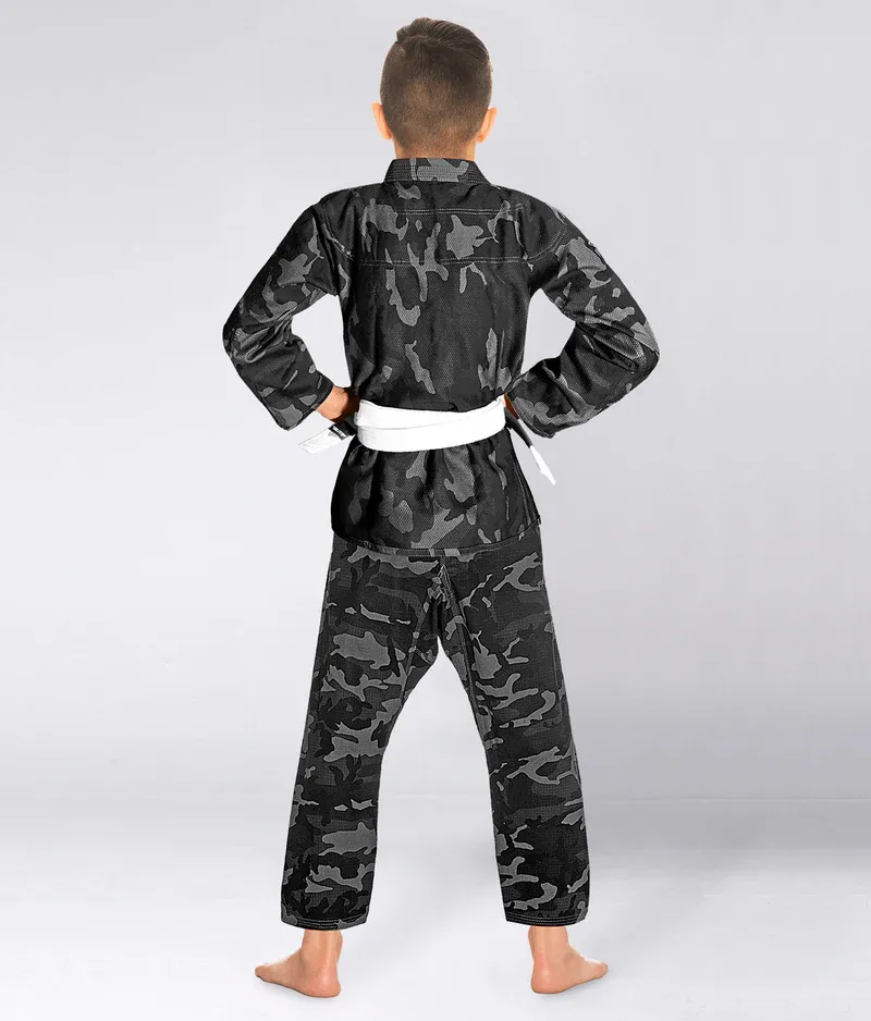 Core Gray Camo Brazilian Jiu Jitsu Kids BJJ Gi