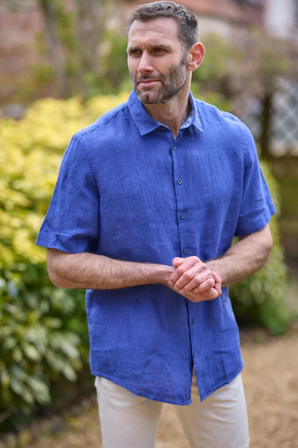 Gun Hill Mens Joel Linen Shirt