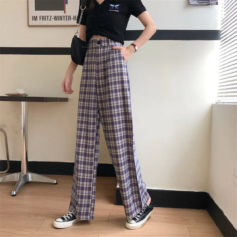 "SIX COLOR PLAID CASUAL" PANTS N110509