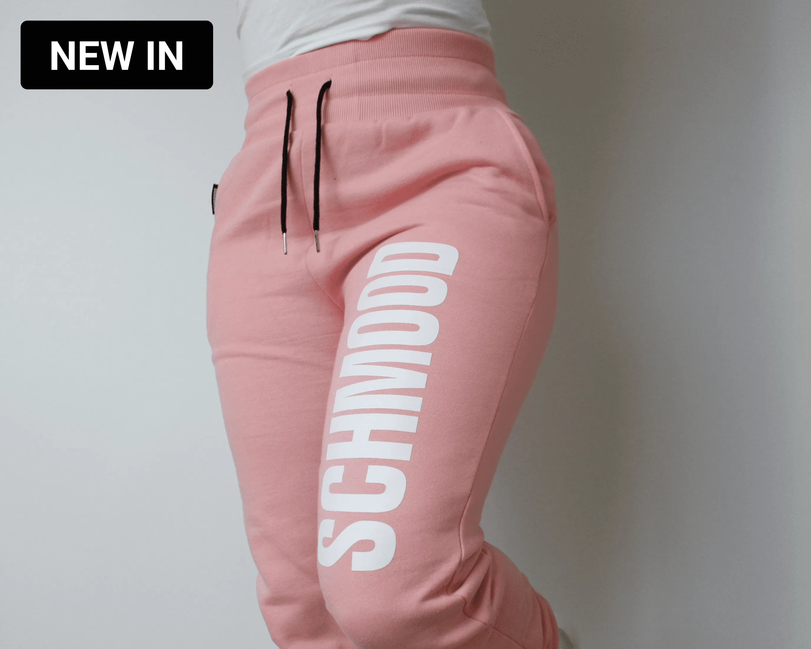 SCHMOOD Xxtra-Cozy Joggers Pink/White/Black