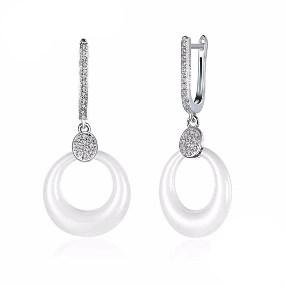 Vintage Style 925 Sterling Silver Drop Earring, Fashion Jewelry for Women, Best Gift for Her